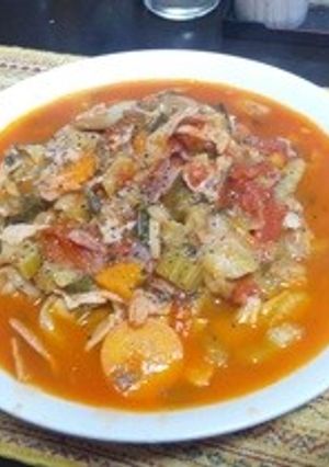 簡単煮込むだけ。野菜満タントマトスープ。-レシピのメイン写真