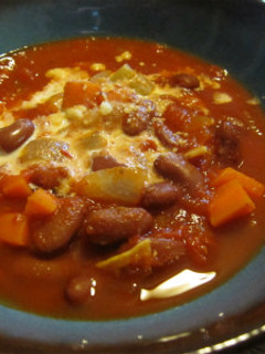 ヘルシーおいシー豆入りトマトスープ-レシピのメイン写真