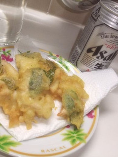 アゲパーに☆ささみバジル天-レシピのメイン写真
