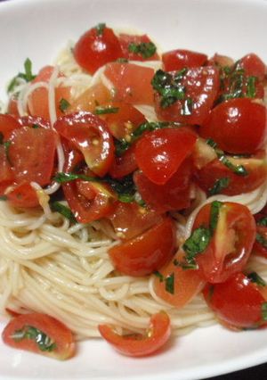 素麺で♪トマトのカペリーニ風-レシピのメイン写真