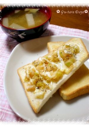 ほんだしネギトースト＆ホットサンド-レシピのメイン写真