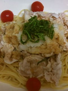 豚しゃぶゴマポン酢の冷製パスタ-レシピのメイン写真