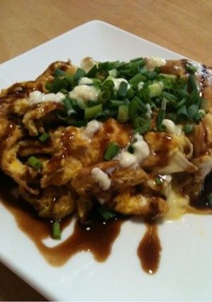 豚肉の代わりに☆お麩でとんぺい焼き風-レシピのメイン写真