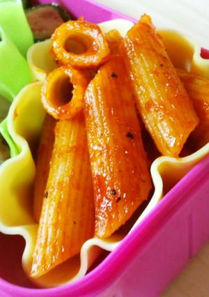 マカロニのケチャカレー炒め-レシピのメイン写真