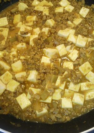 ☆子供大好きカレー味の麻婆豆腐☆-レシピのメイン写真