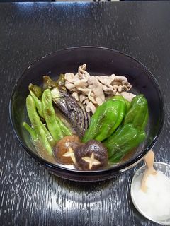 茹で豚と夏野菜の揚げ浸し☆-レシピのメイン写真