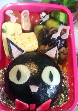 キャラ弁☆魔女の宅急便のジジ-レシピのメイン写真