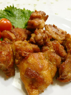 夏に!鶏もも肉のカレーにんにく空揚げ-レシピのメイン写真