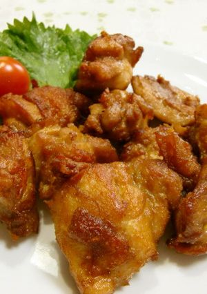 夏に！鶏もも肉のカレーにんにく空揚げ-レシピのメイン写真