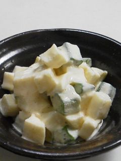オクラと長芋の味噌マヨサラダ-レシピのメイン写真