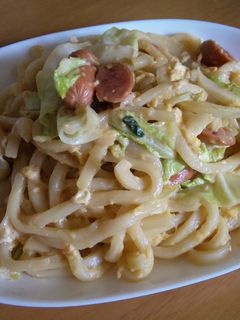 簡単!マヨポン卵焼きうどん☆-レシピのメイン写真