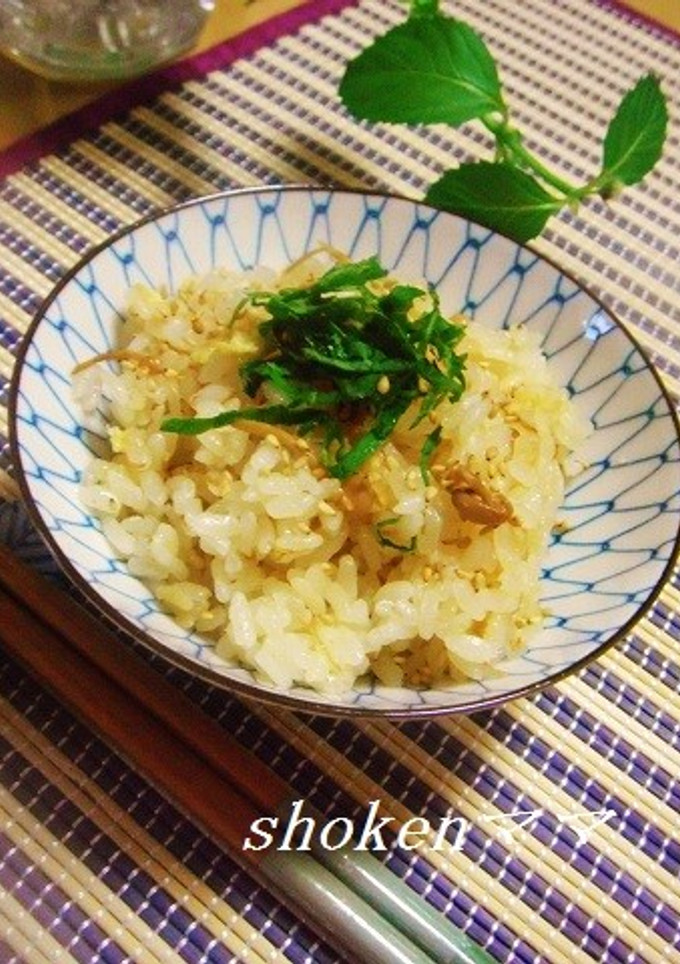 簡単！なめ茸の炊き込みご飯♪-レシピのメイン写真