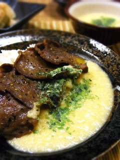 タン塩 とろろがけご飯-レシピのメイン写真