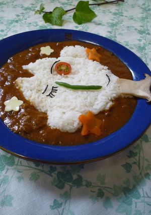 楽しい♪だまし絵★デコカレー★-レシピのメイン写真