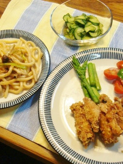 材料3種*シンプル焼うどん-レシピのメイン写真