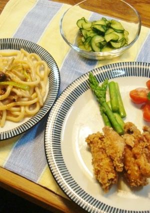 材料3種＊シンプル焼うどん-レシピのメイン写真