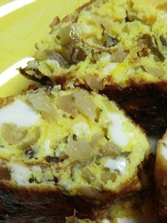 すぐきいりの卵焼きで、夏をさっぱりと-レシピのメイン写真