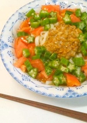 ネバっとうどん-レシピのメイン写真