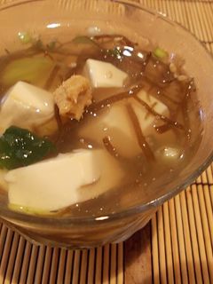 豆腐ともずくスープのゼリージュレ-レシピのメイン写真