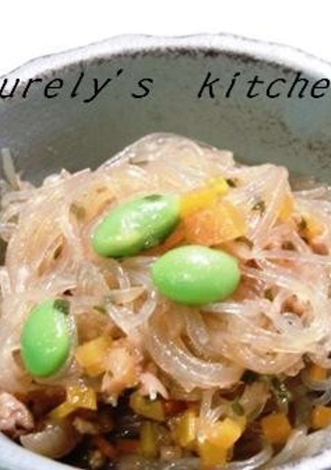♪簡単♪梅しそ風味の春雨炒め-レシピのメイン写真