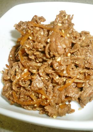 生姜がいっぱい♪牛肉のしぐれ煮-レシピのメイン写真