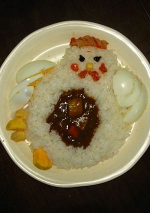 めざまし！デコカレー-レシピのメイン写真
