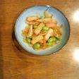 かまぼこと大根の炒め物