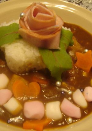 女子会に♪乙女キラデコカレー-レシピのメイン写真
