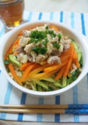 夏*冷やし中華風うどん-レシピのメイン写真