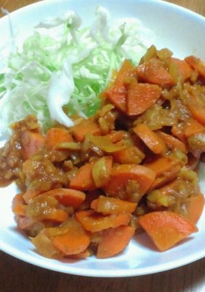 朝の下準備で簡単！ベジカレー-レシピのメイン写真