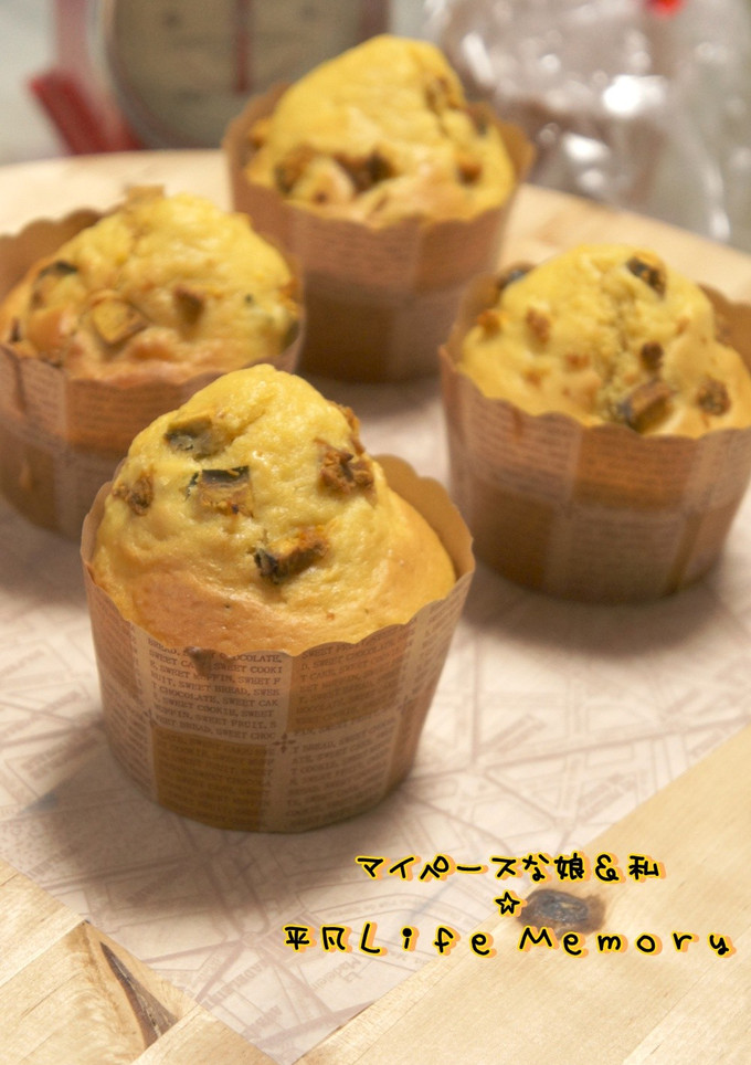 かぼちゃの煮物マフィン-レシピのメイン写真