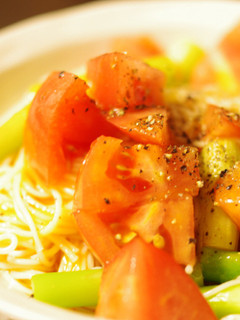 トマトであざやか☆イタリアンそうめん-レシピのメイン写真
