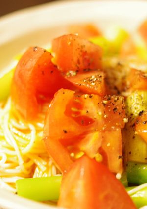 トマトであざやか☆イタリアンそうめん-レシピのメイン写真
