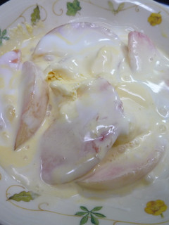 ☆桃の美味しい食べ方~~私流^^♪-レシピのメイン写真