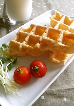 生姜ワッフル-レシピのメイン写真