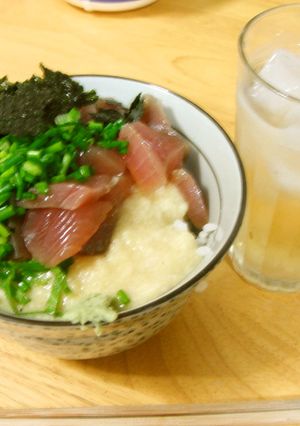 夏バテ防止！山かけマグロ丼-レシピのメイン写真