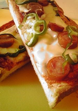 ケチャップで簡単ピザトースト-レシピのメイン写真
