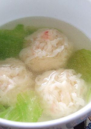 ワンタンっぽい食感！カニしゅうまいスープ-レシピのメイン写真