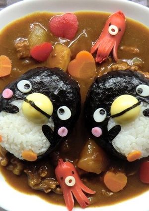 デコカレー☆なかよしペンギン-レシピのメイン写真