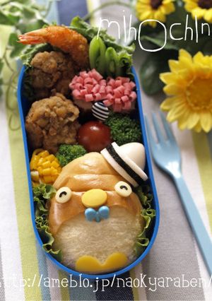 【キャラ弁】ロールパンでペンギンさん弁当-レシピのメイン写真