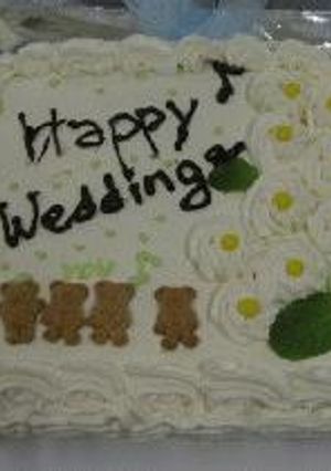 WEDDING CAKE 初挑戦！-レシピのメイン写真