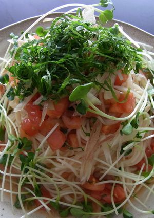 カッペリーニ風和製トマトそうめん-レシピのメイン写真