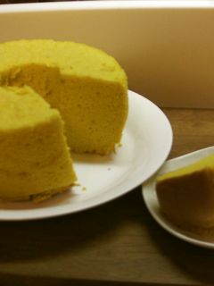 かぼちゃシフォンケーキ-レシピのメイン写真