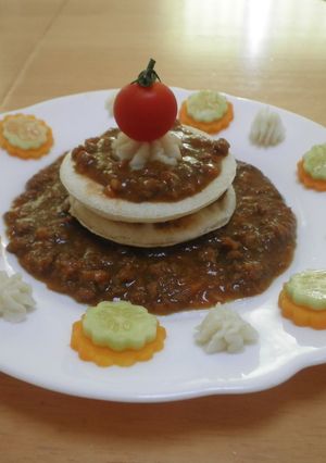 ケーキのようなデコカレー-レシピのメイン写真
