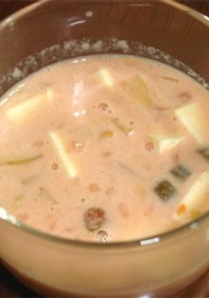 南欧産トマトスープでミルク豆腐-レシピのメイン写真