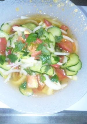 夏★さっぱり！野菜だけマリネサラダ-レシピのメイン写真