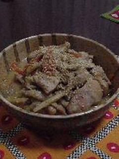 鶏ごぼうの味噌煮込み-レシピのメイン写真
