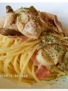 ベーコンとエリンギのミルクソースパスタ-レシピのメイン写真