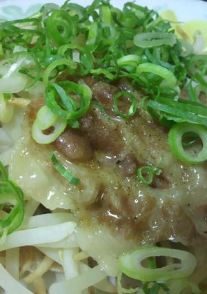 レンジで簡単！豚もやしミルフィーユ-レシピのメイン写真