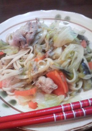 油なし。素麺チャンプルー♪-レシピのメイン写真